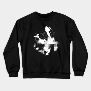 Jumping Orcas Crewneck Sweatshirt